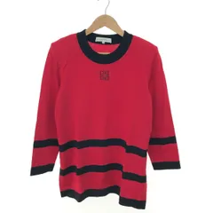 GIVENCHY GLAMOUR ジバンシィ グラマー 4G刺繍チュニック 大きいサイズ:13号 長袖ニット    レッド レディース / 240001210503のサムネイル
