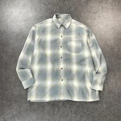 CalTop L/S Ombre Plaid Shirt キャルトップ ネルシャツ オンブレチェック ポケット ワイドシルエット グレー メンズのサムネイル