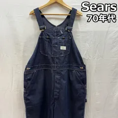シアーズ 70年代 ビンテージ ユニオンチケット デニム オーバーオール つなぎ カットオフ メンズ - ISItems【USED】【古着】【中古】50164036のサムネイル