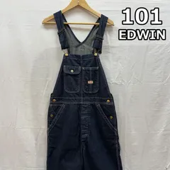 エドウィン 101 ONE-O-ONE デニム オーバーオール つなぎ メンズ - ISItems【USED】【古着】【中古】50164039のサムネイル