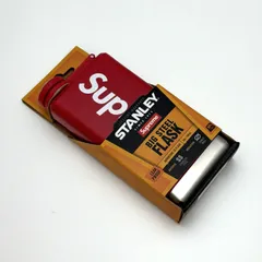 【Supreme × STANLEY（シュプリーム×スタンレー）Big Steel Flask 8oz（フラスク）水筒　レッド　236ml】のサムネイル