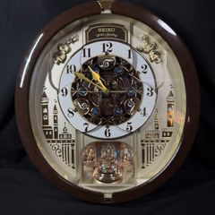 SEIKO からくり時計 電波時計 RE559B 壁掛け - メルカリ