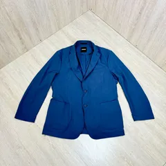HUGO BOSS ボス PERFORMANCE TECH TRAVEL テーラードジャケット 52 XL ブルー 2B ストレッチ パッカブル トラベルジャケットのサムネイル