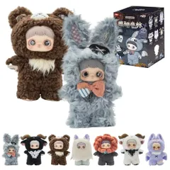 TOP TOY × MayMei「暗黒の森」シリーズ ぬいぐるみ ペンダント【1ピース】ガチャガチャ ブラインド ボックス フィギュア プラモデル プレミアム おもちゃソフビ 誕生日 プレゼント オリジナル キャラクター クリスマス ギフト コレクター向けeのサムネイル
