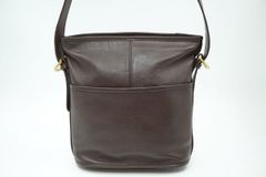 ✨美品✨HIROFU ヒロフ バニティバッグ シボ革 レザー ゴールド金具 