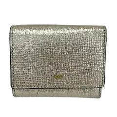 Anya Hindmarch(アニヤハインドマーチ) 3つ折り財布 アイズ ゴールド×白×黒 レザーのサムネイル