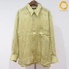 #anc セリーヌ CELINE シャツ・ブラウス 48 黄色系 シルク 総柄 大きいサイズ レディース [1003682]のサムネイル
