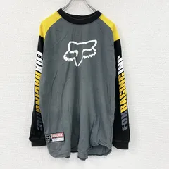 FOX RANCING　長袖Tシャツ/ロンT　グレー　古着のサムネイル
