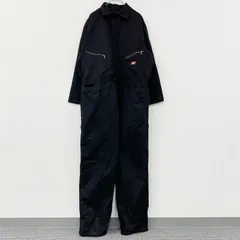 Dickies　ディッキーズ　オーバーオール/つなぎ　黒　ブラック　XLサイズ　古着のサムネイル