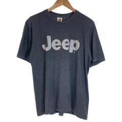 【中古】　FRUIT OF THE LOOM　Tシャツ　90s vintage　90年代　OLD　半袖　トップス　クルーネック　プリント　Jeep　古着　/1590
