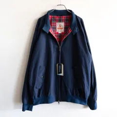 【ビッグサイズ/極美品】 BARACUTA 【G9 スウィングトップ ハリントンジャケット】50 バラクータ ネイビー イングランド製 26070603のサムネイル