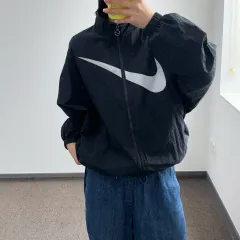 NIKE ナイキ BIG スウッシュ ブラック ウィンドブレーカーのサムネイル