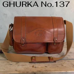【希少】GHURKA グルカ No.137 フィールディング ショルダーバッグ ブラウンのサムネイル