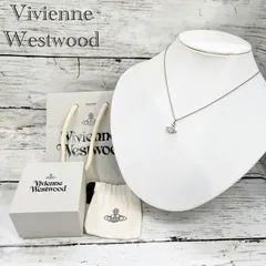 箱付き Vvienne Westwood ヴィヴィアン ウエストウッド REINA レイナ ペンダント ネックレス クリアストーン _208のサムネイル