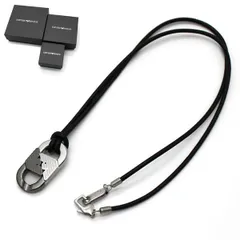 エンポリオアルマーニ EMPORIO ARMANI ネックレス EGS3170040 NECKLACE アクセサリー ブラック グレーのサムネイル