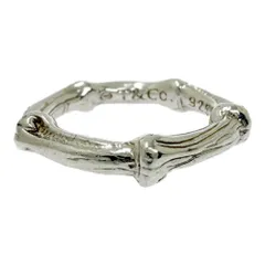 【中古】【箱付き】 TIFFANY&Co. ティファニー シルバー バンブー リング 4.9g 925刻印 636562 リング・指輪のサムネイル