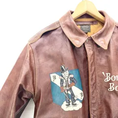 BUZZ RICSON'S バズリクソンズ A-2 フライトジャケット BR80367 BR80509 Red Rib 赤リブ Size 44 Bomber Barons_254のサムネイル