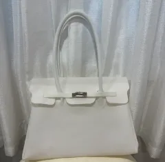 新品) ジェリー バーキンバッグ ホワイト トートバッグのサムネイル