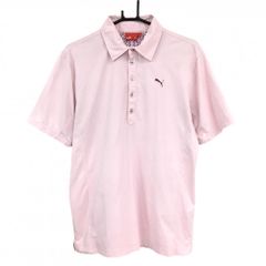 【超美品】レザレクション 半袖ポロシャツ ピンク×白 総柄 メンズ XL ゴルフウェア 2025年モデル Resurrection 超美品】レザレクション 半袖ポロシャツ ピンク×白 総柄 メンズ XL