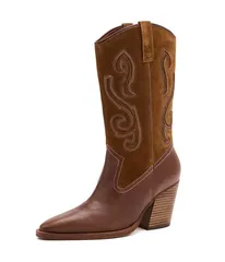フリーピープル レディース シューズ ブーツ・レインブーツ Free People Farrah Western Boots Whiskeyのサムネイル