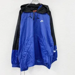 NIKE　ないき　フルジップパーカー　青　ブルー　XLサイズ　古着のサムネイル