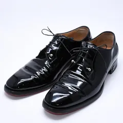 Christian Louboutin クリスチャンルブタン ドレスシューズ Chambeliss シャンブリス パテントレザー オックスフォード 靴 ブラック サイズ43 美品 中古 4a006032のサムネイル