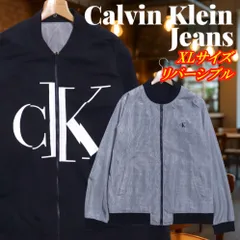Calvin Klein Jeans カルバンクラインジーンズ アイコニックロゴ リバーシブル グレンチェック ブルゾン XLサイズのサムネイル
