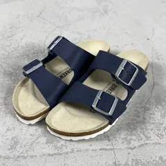 【訳ありアウトレット/汚れあり】ビルケンシュトック BIRKENSTOCK / (1006151) (ARIZONA) NVY N37/23.5-24.0cm / レディース サンダル ダブルベルトサンダル ナロー 幅狭 ネイビー シンプル 日本限定カラーのサムネイル