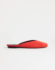 トップショップ レディース シューズ サンダル Topshop Atlas mule flat shoes RED レッドのサムネイル