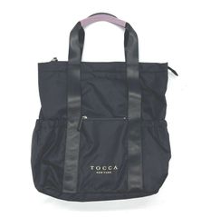 美品】TOCCA SANA SIDEPOCKET TOTE 2way 黒 - メルカリ