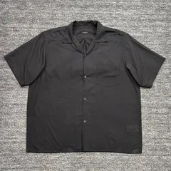 極美品 24ss COMOLI KHADIコットン半袖シャツ black 2 コモリのサムネイル