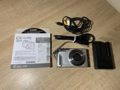 2725 Casio EXILIM EX-H15 シルバー ジャンク品【コ】