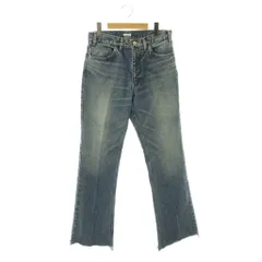 アンスクリア INSCRIRE 002 Flare Denim デニム ジーンズ カットオフ インディゴ /CX ■OSのサムネイル