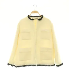 セオリーリュクス theory luxe 25AW COSETTE NADIE JACKET ツイードジャケット ノーカラー S32 ホワイト /HK ■OSのサムネイル