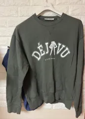 54 OUR LEGACY アワーレガシー Deja Vu デジャヴ プリント ベース スウェット グリーンのサムネイル