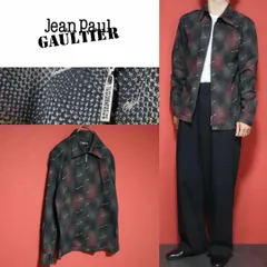Jean Paul GAULTIER 90s ロゴジップ 総柄 シャツジャケットのサムネイル