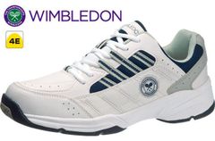 ウィンブルドン WIMBLEDON 052 KF7440 レディーススニーカー 紐靴 4E 幅広 ユニセックスモデル 男女兼用 通学 婦人 アサヒシューズ アサヒ靴 ASAHI 靴 ホワイト/ネイビー 白紺 22～24.5cm