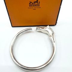 HERMES エルメス シュバルホース バングル シルバー HERMES エルメス シュバルホース バングル シルバー ヴィンテージ 馬