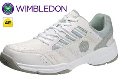 ウィンブルドン WIMBLEDON 052 KF7440 レディーススニーカー 紐靴 4E 幅広 ユニセックスモデル 男女兼用 通学 婦人 アサヒシューズ アサヒ靴 ASAHI 靴 ホワイト/グレー 22～24.5cmのサムネイル