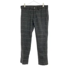 SUPERTHANKS スーパーサンクス ウールブレンド チェック ウールパンツ M グレー系 ST13AW1-PT メンズ 古着のサムネイル