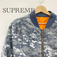 キズや汚れ有 Supreme シュプリーム MA-1 リバーシブルジャケット オレンジ カモフラ _232のサムネイル