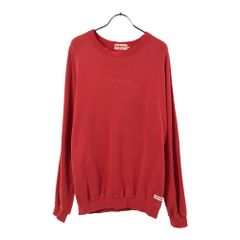 mikihouse ミキハウス 日本製 長袖 スウェット トレーナー M レッド メンズ 古着