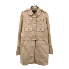 MARC JACOBS マークジェイコブス コート S ピンクージュ トレンチコート レディース 古着のサムネイル