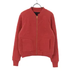 MARC BY MARC JACOBS マークバイマークジェイコブス 花柄 鳥柄 ブルゾン XS レッド系 レディース 古着のサムネイル