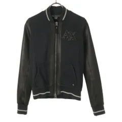 ARMANI EXCHANGE アルマーニエクスチェンジ ブルゾン XS ブラック 裏起毛 レディース 古着のサムネイル