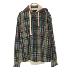 FAT エフエーティー チェック柄 ジャケット SKINNY グリーン系 パーカー メンズ 古着のサムネイル