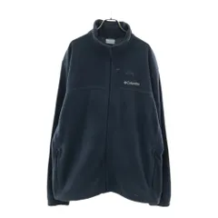 Columbia コロンビア フリースジャケット XL ネイビー系 アウトドア メンズ 古着のサムネイル