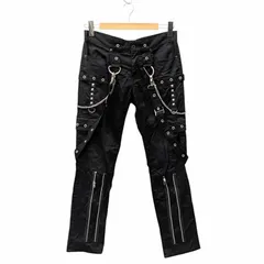 CIVARIZE シヴァーライズ サスペンダー付きボンテージスキニーカーゴパンツ CV23-C04 ブラック系 コットン サイズ44 G00152のサムネイル