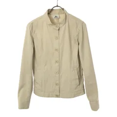LACOSTE ラコステ スタンドカラー ジャケット 38 ベージュ系 レディース 古着のサムネイル