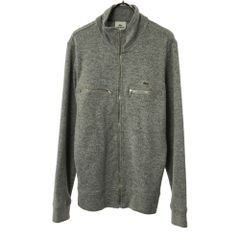 LACOSTE ラコステ ジップジャケット 3 グレー 裏メッシュ メンズ 古着